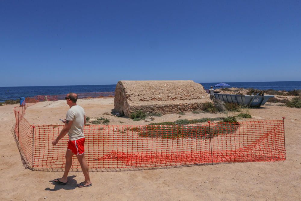Una promotora asume el coste de la excavación arqueológica y proyecto museográfico del cuartel de carabineros y refugio subterráneo de la Guerra Civil en Punta Prima