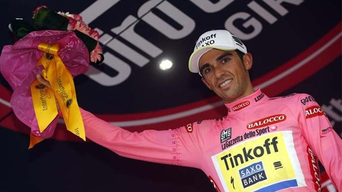 Contador resiste como líder del Giro