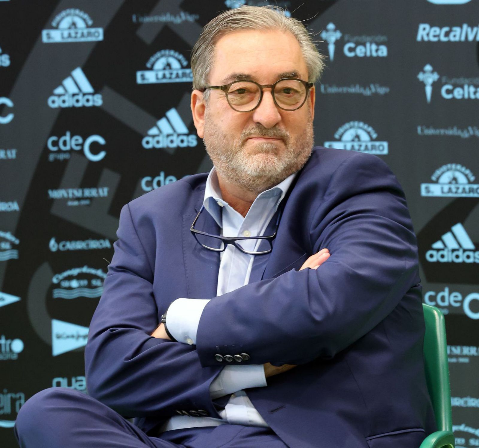 El presidente del Celta baloncesto, Carlos Álvarez