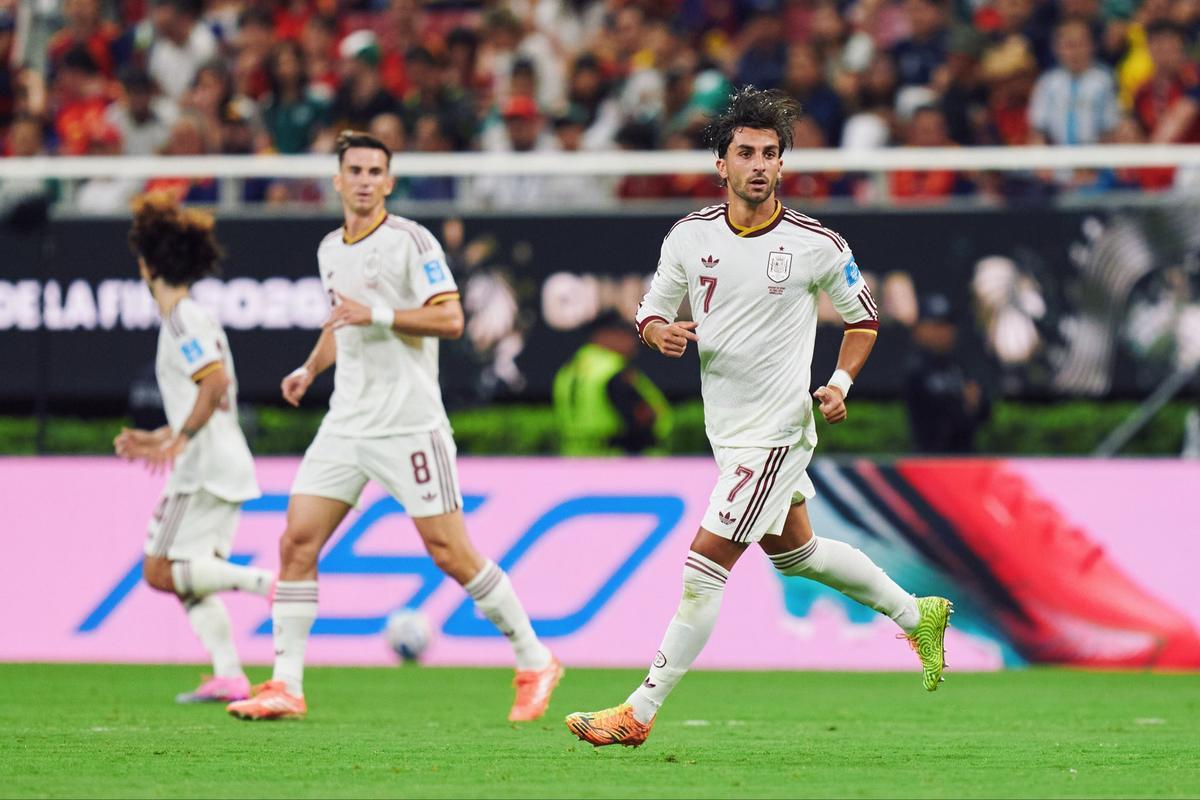 Ferran Torres con la Selección Española