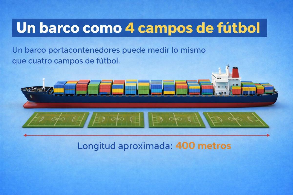 Dimensiones de los nuevos barcos