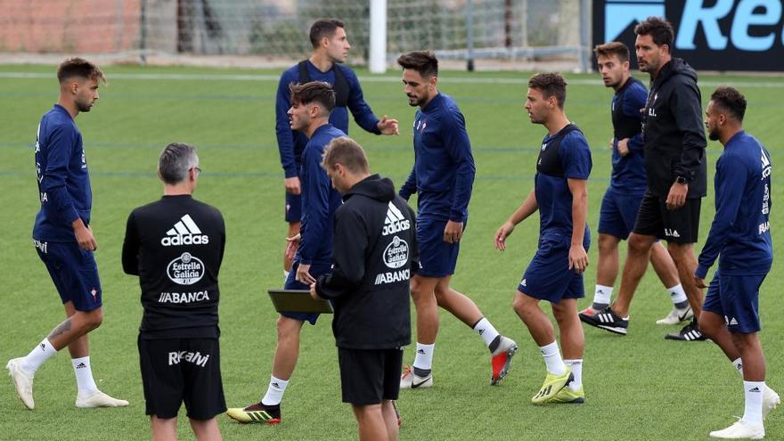 Entrenamiento del Celta en A Madroa. // Marta G. Brea