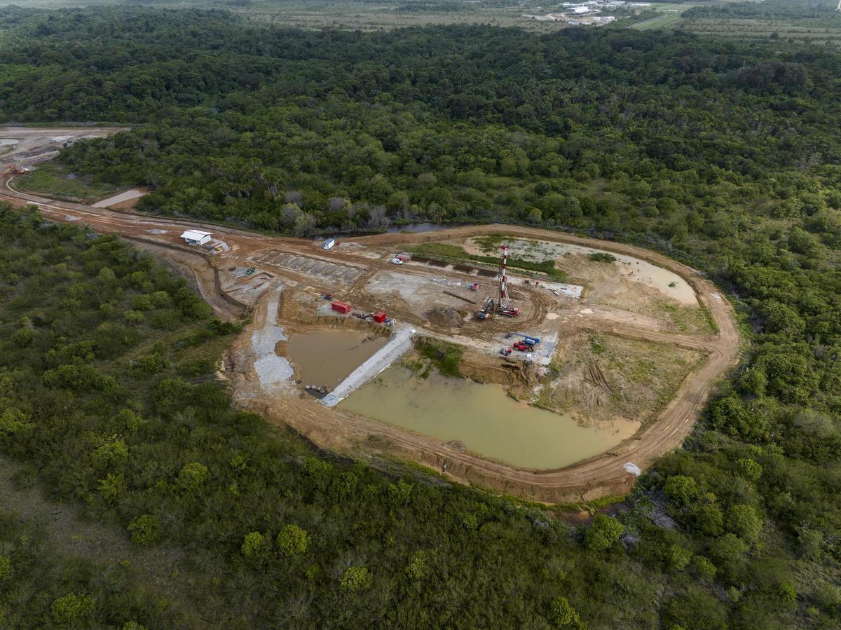 Estado actual de las obras del complejo que PLD construye dentro del puerto espacial de Kourou, en la Guayana Francesa.