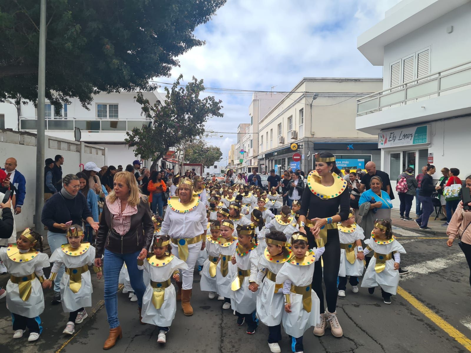 Pasacalles escolar en Arrecife