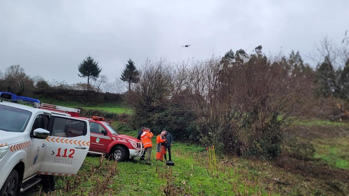 El dispositivo de búsqueda activado en la misma zona