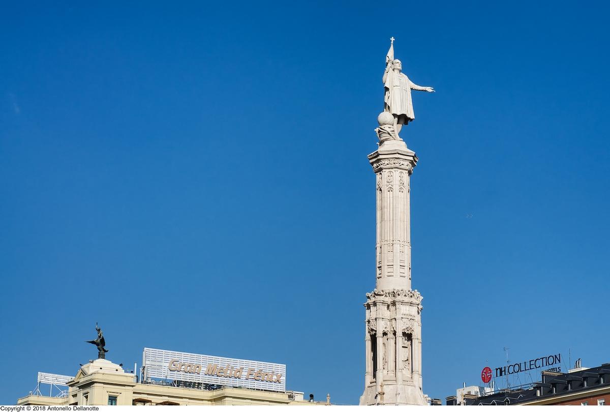 Monumento a Cristobal Colón en Madrid