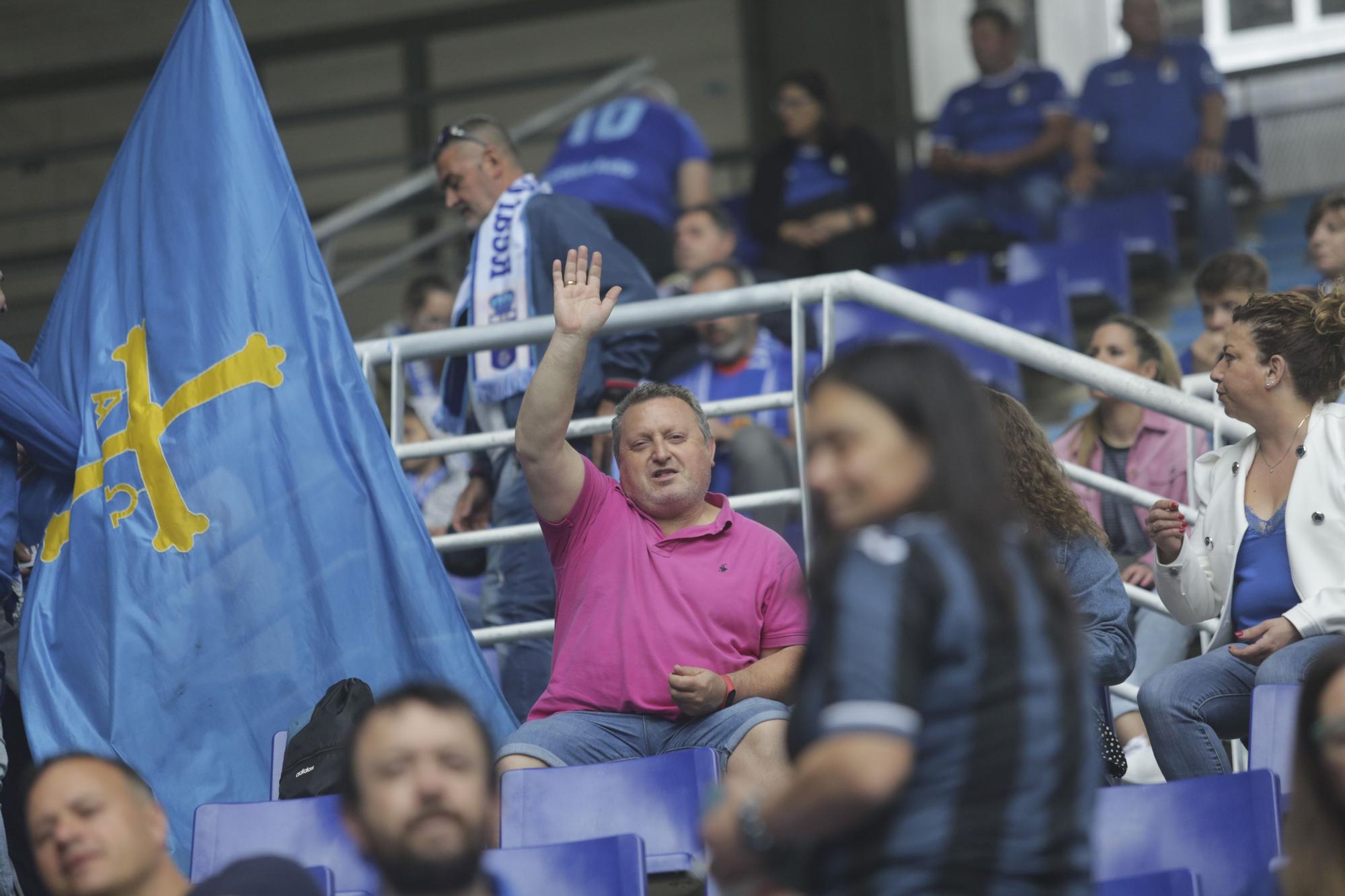 ¿Estuviste en el partido entre el Real Oviedo y el Ibiza? Búscate en esta galería de fotos