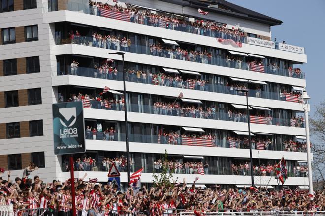 Celebración de la del Athletic Club de Bilbao por el título de la Copa del Rey