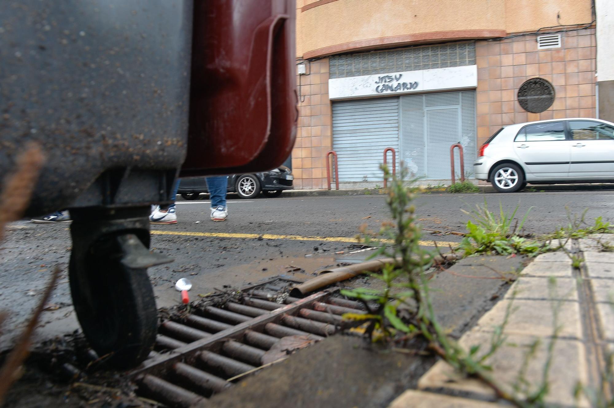 Consecuencias del temporal en el barrio de Las Mesas