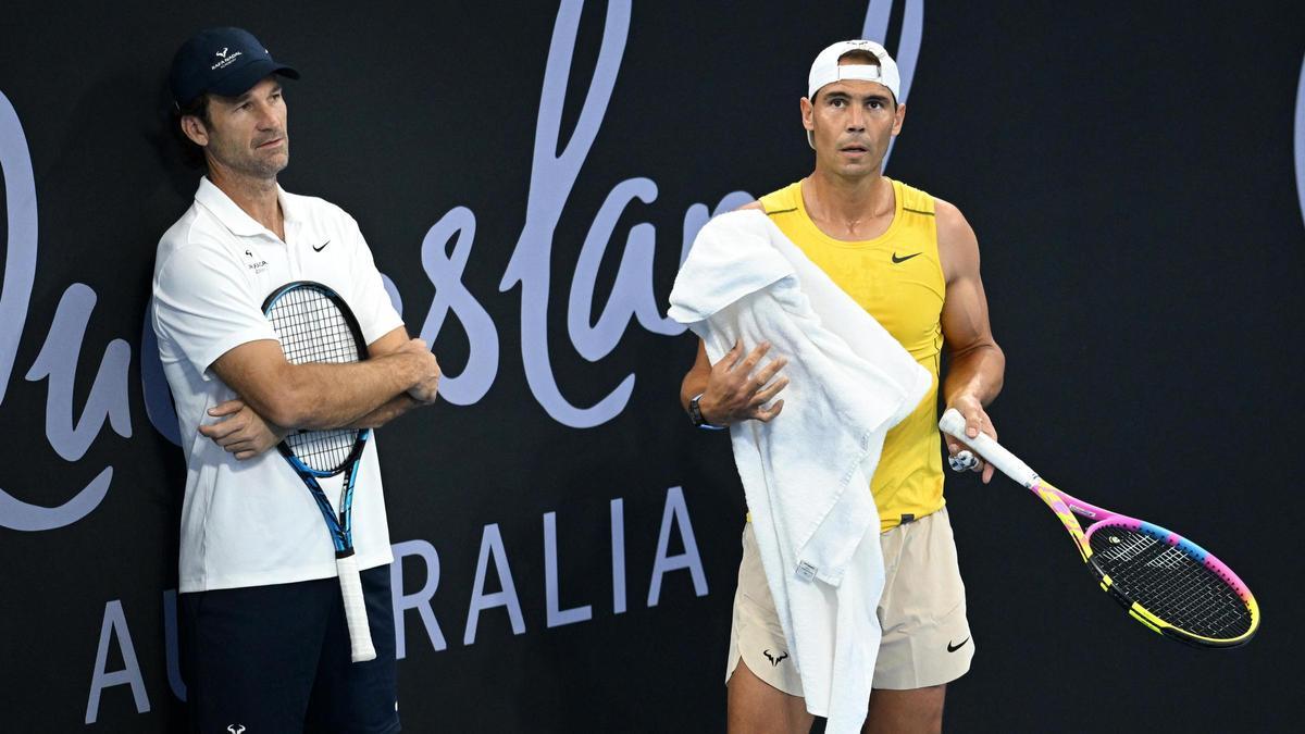 Carlos Moyá y Rafa Nadal