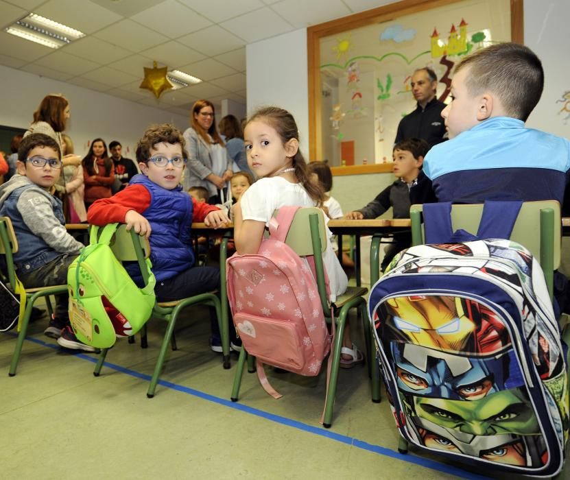 Alumnos del CEIP Xesús Golmar de Lalín