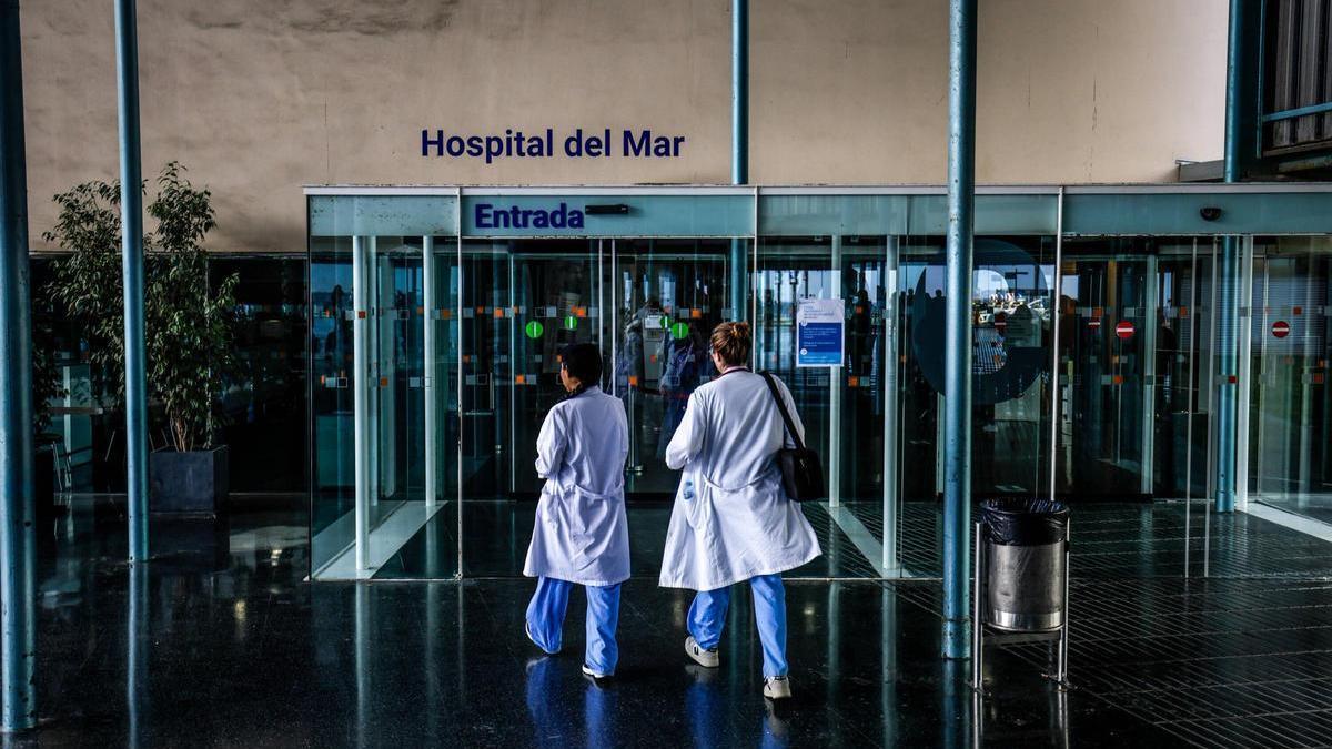 Entrada del Hospital del Mar de Barcelona.