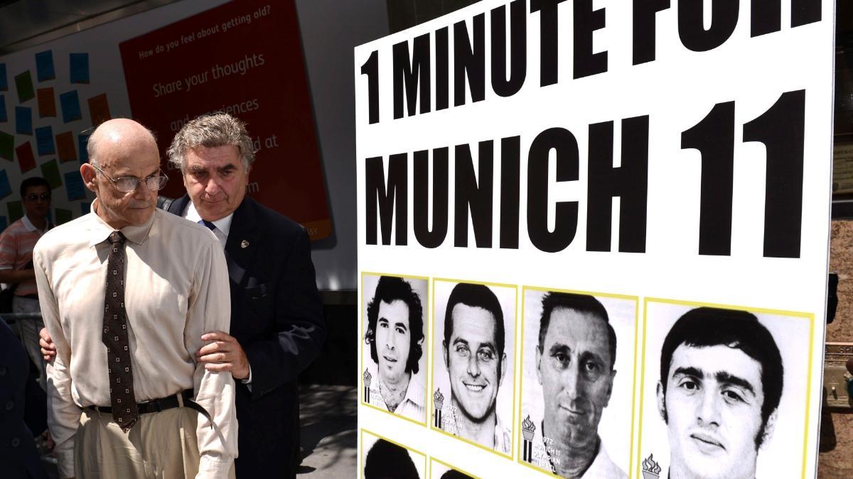 Avi Melamed (izquierda), superviviente del atentado contra el equipo israelí en Múnich'72