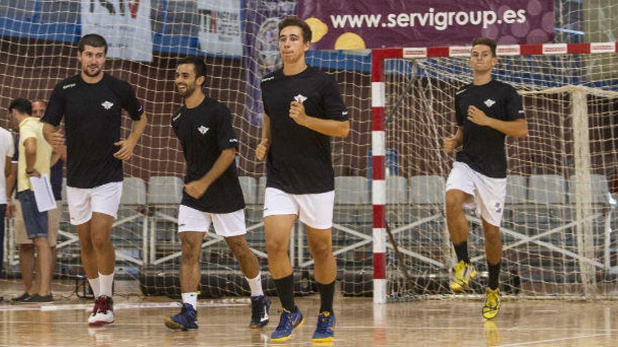 Entrenamiento esta semana del BM Benidorm