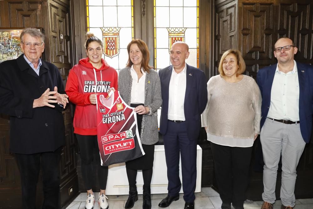 Presentació de Marta Xargay a l'Ajuntament de Girona