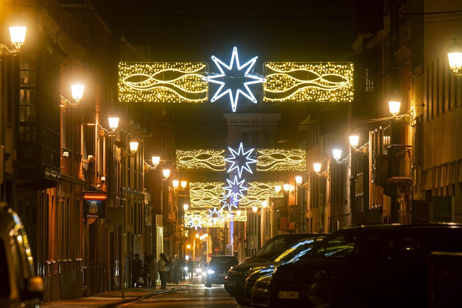 Luces de Navidad en La Laguna