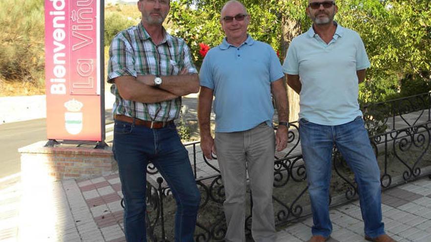 Mario Blancke, Philip Smalley y Gary Miles, tres de los responsables de SOHA.