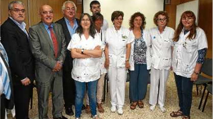 L&#039;equip de pediatria de l&#039;hospital d&#039;Olot es va reunir dijous amb el conseller de Salut, Boi Ruiz.