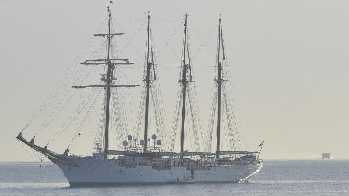 El buque 'Juan Sebastián Elcano' llega a Las Palmas de Gran Canaria