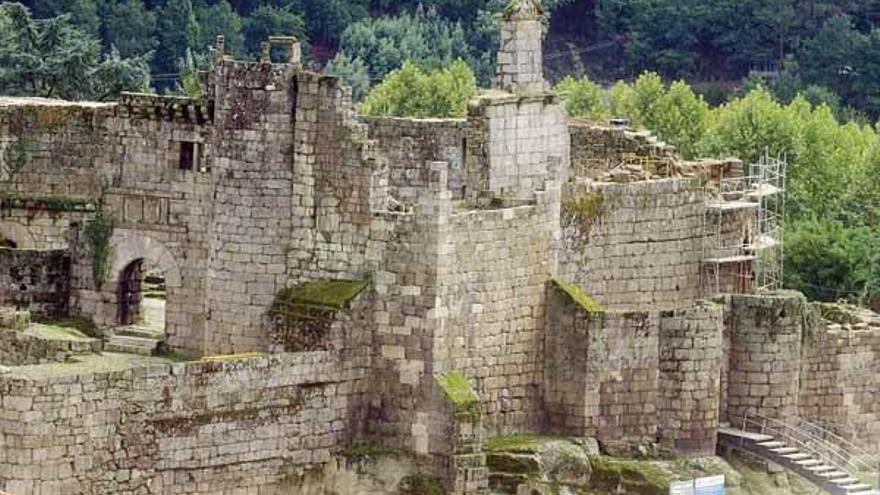 Castillo de los Sarmiento, en Ribadavia.