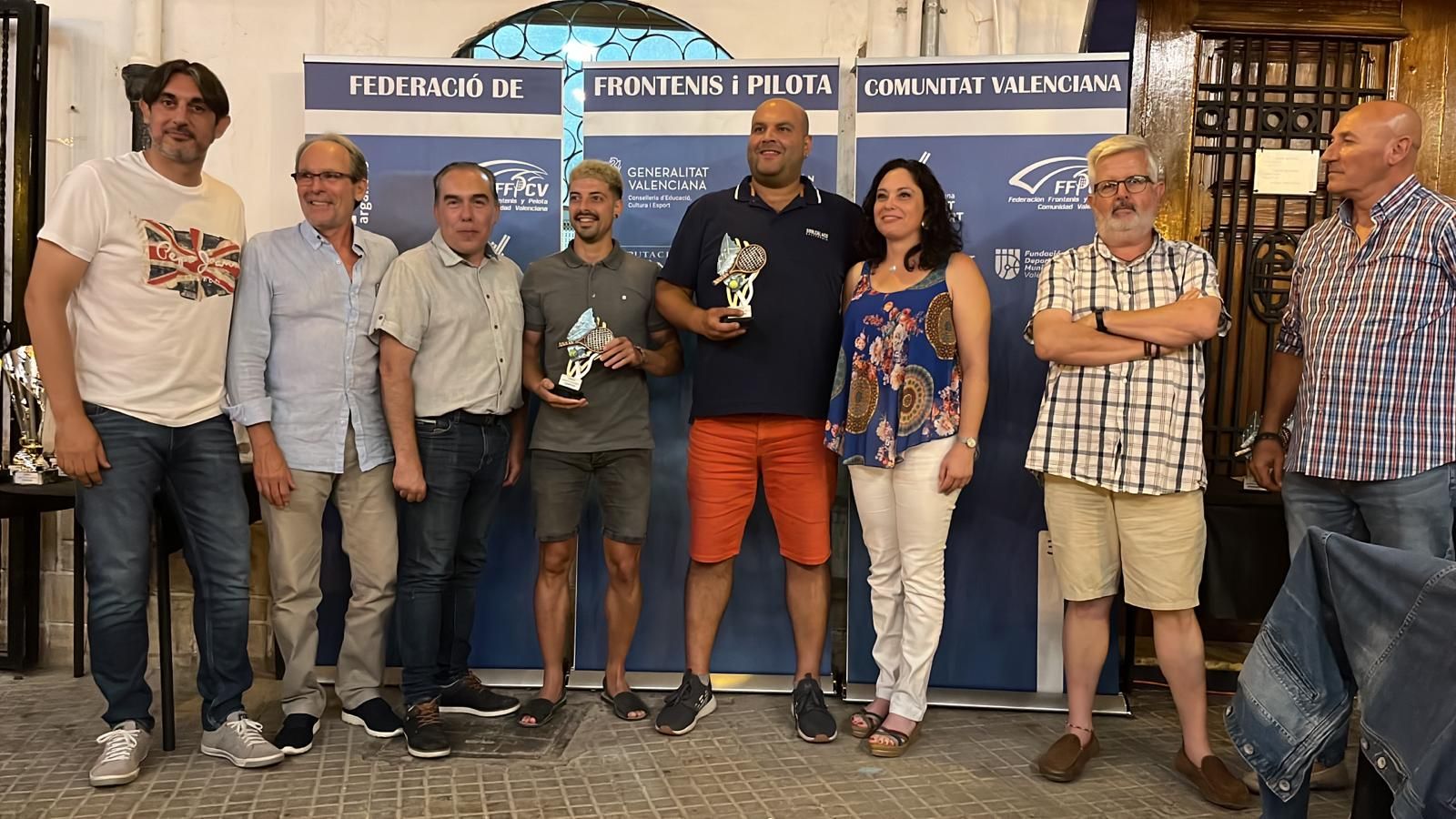 Gala de la Federación Frontenis Pelota de la Comunitat Valenciana en Jérica