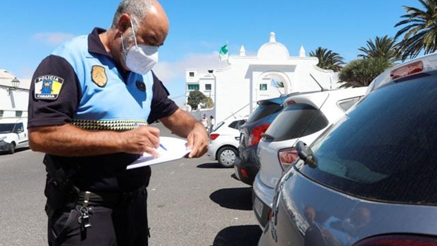 Imagen de archivo de la policía local de Lanzarote