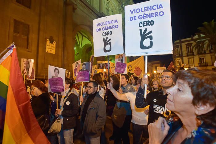 Manifestación contra la violencia hacia las ...