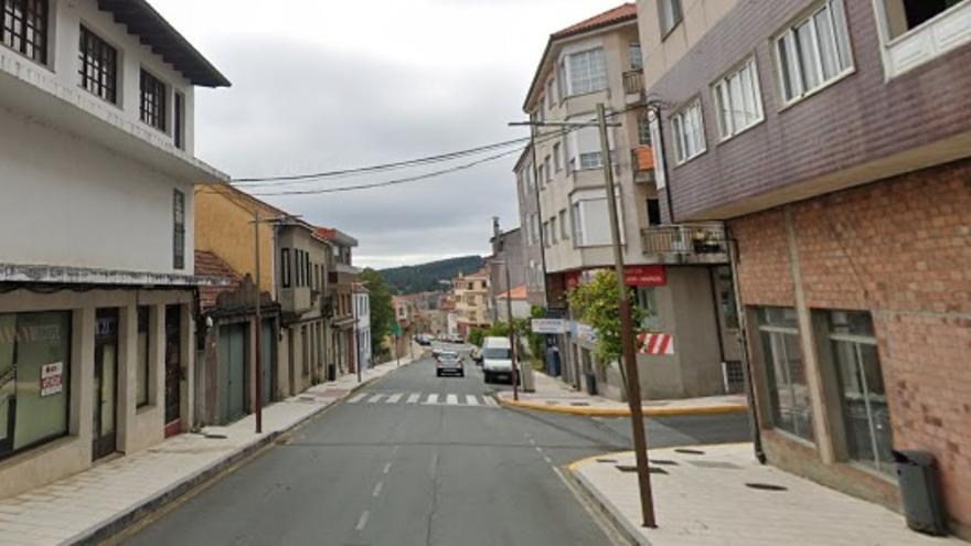 La calle Soto situada en Cruces, la capital de Vila de Cruces