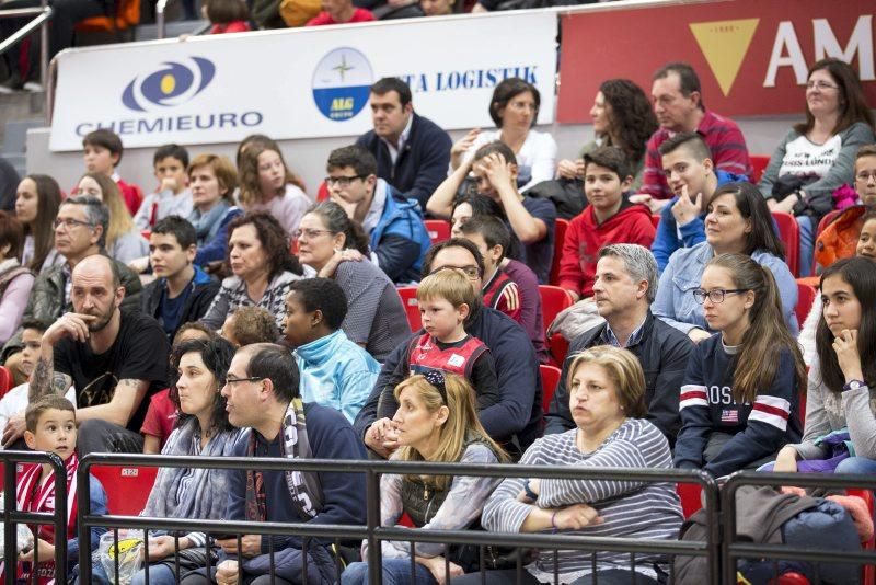 Entrenamiento a puerta abierta del Tecnyconta Zaragoza