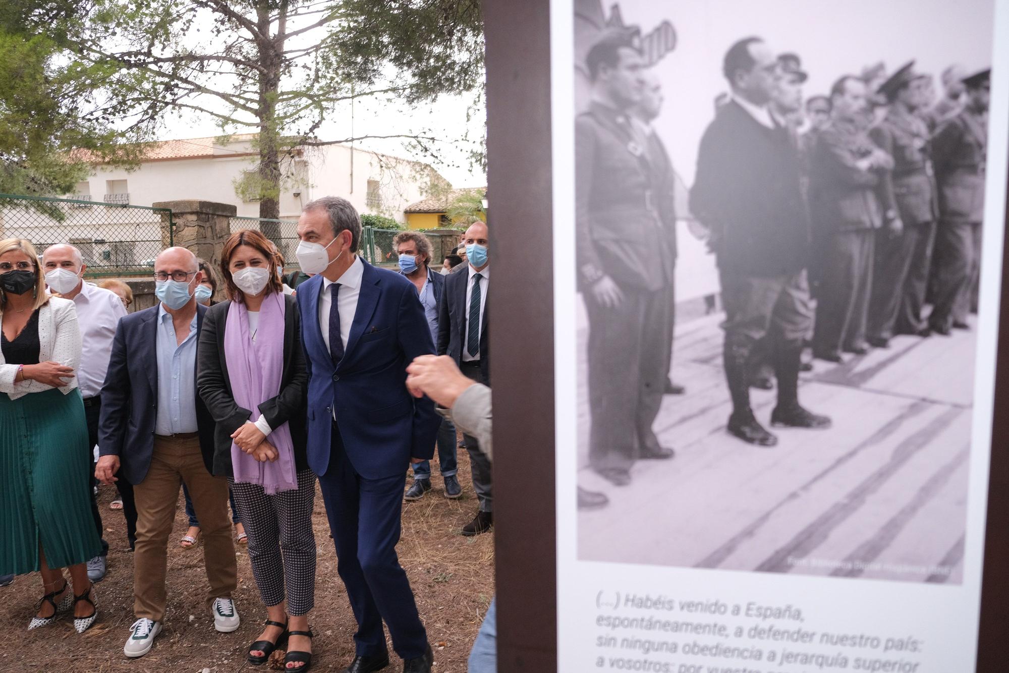 Visita del expresidente Jose Luis Rodríguez Zapatero al Fondó de Monóvar, última sede del gobierno Republicano