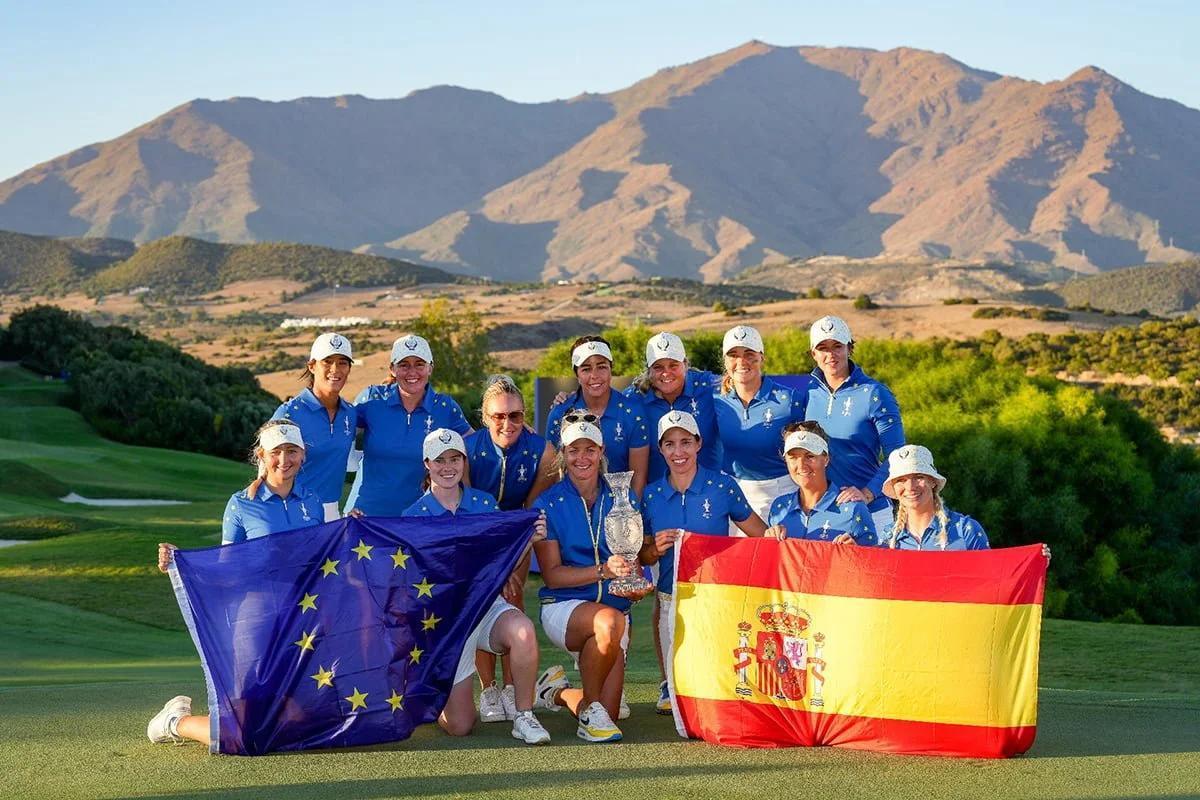 La Solheim Cup, un torneo de golf en el que participan las mejores jugadoras europeas y estadounidenses. Turismo Andalucía