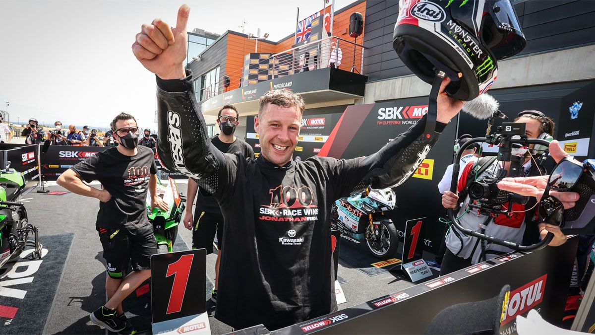 Rea celebra su éxito en MotorLand