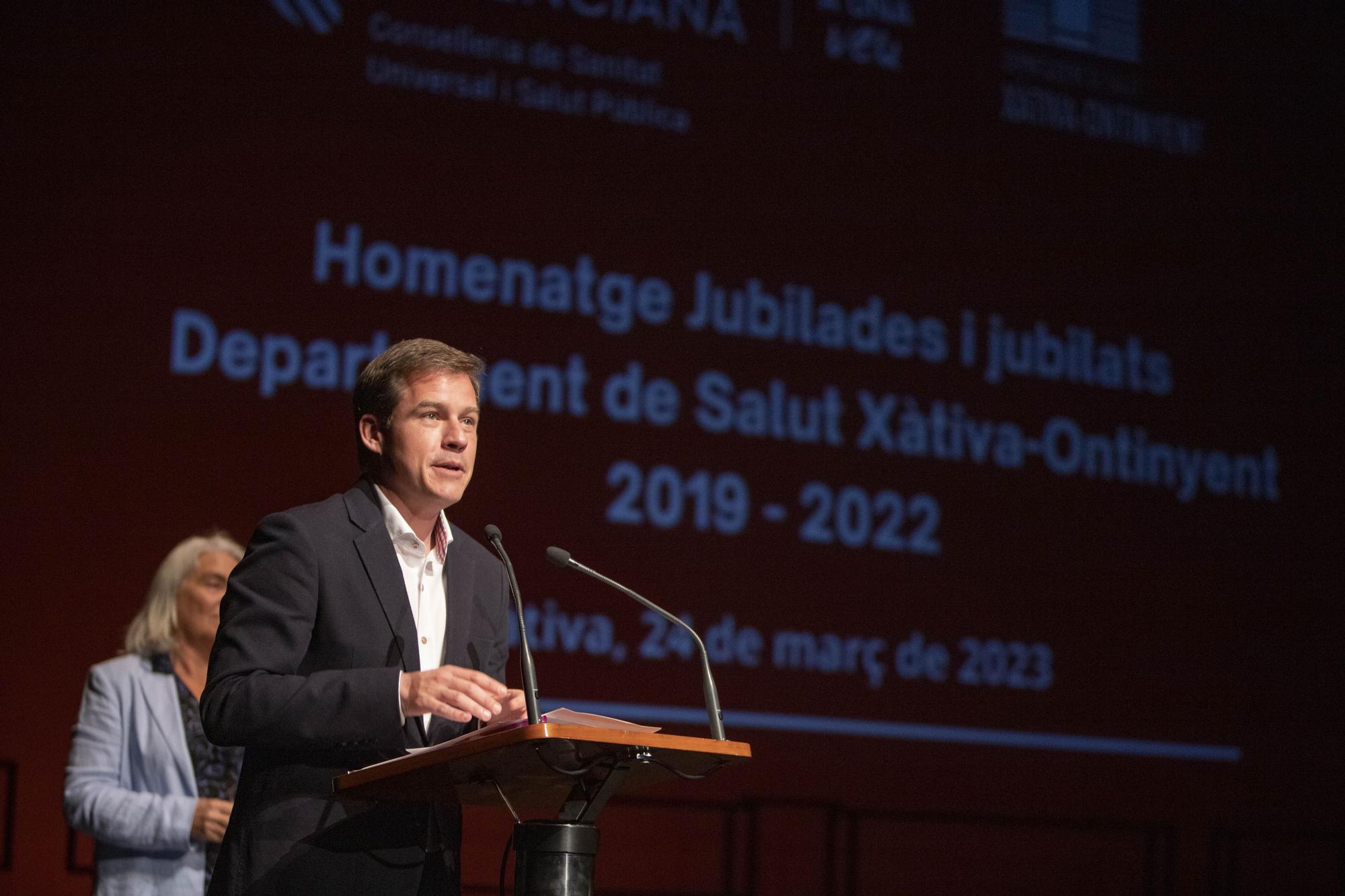 Homenaje a los jubilados del Departamento de Salud Xàtiva-Ontinyent 2019 - 2022