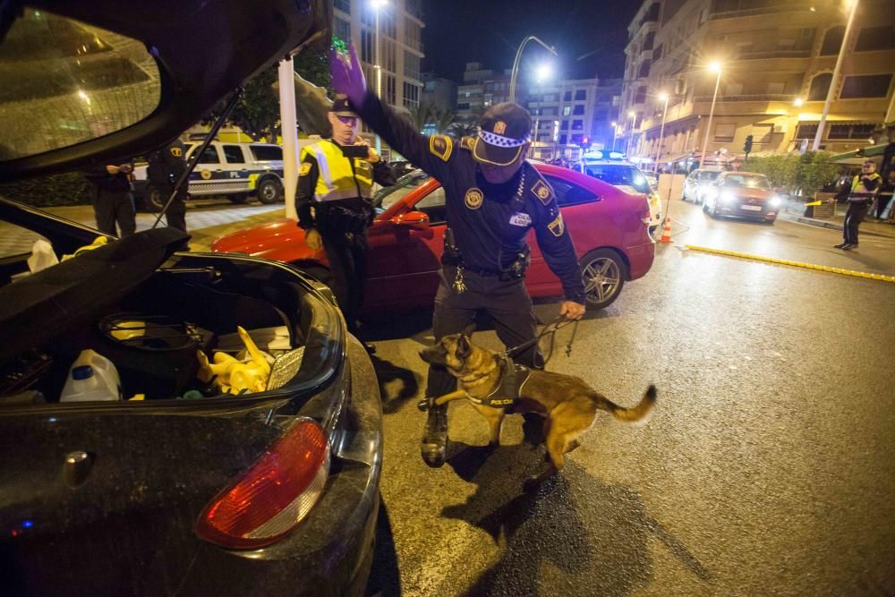 Controles de drogas en Elche