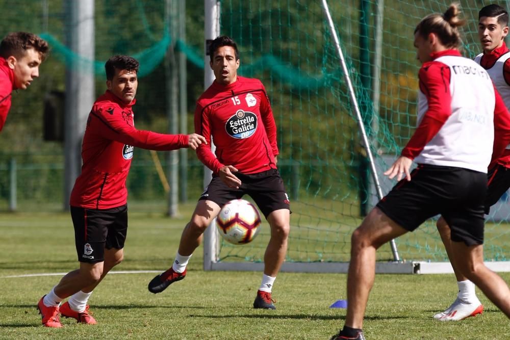 El Dépor prepara el partido contra el Cádiz