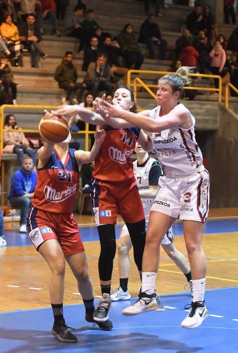 El Maristas se estrella contra las torres del Añares Rioja.