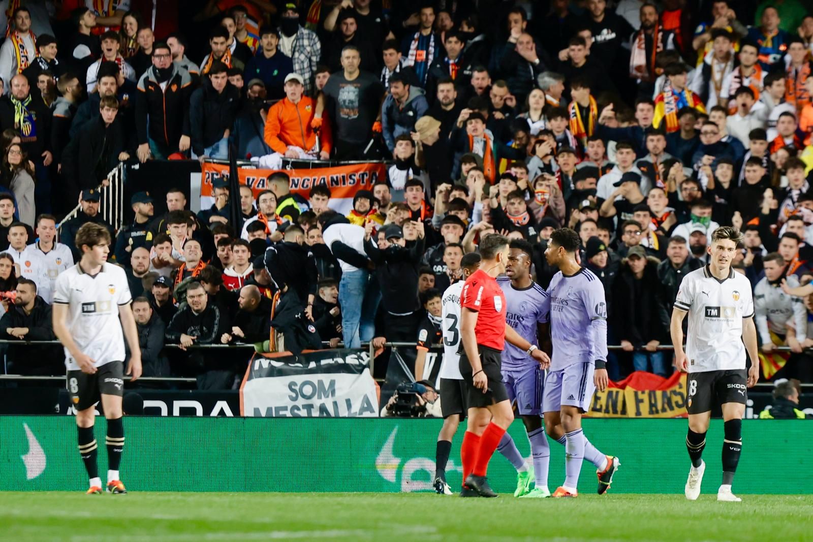 El Valencia CF - Real Madrid, en imágenes