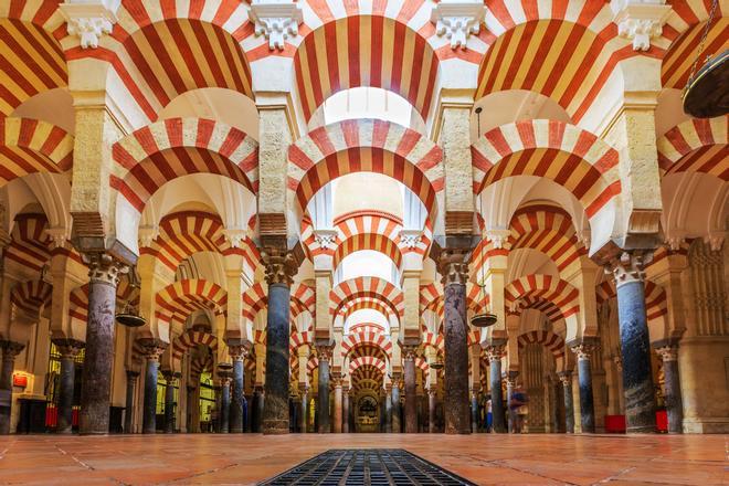 Interior de la Mezquita de Córdoba