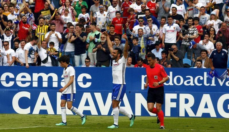 Sufrida victoria del Real Zaragoza contra el Sporting de Gijón