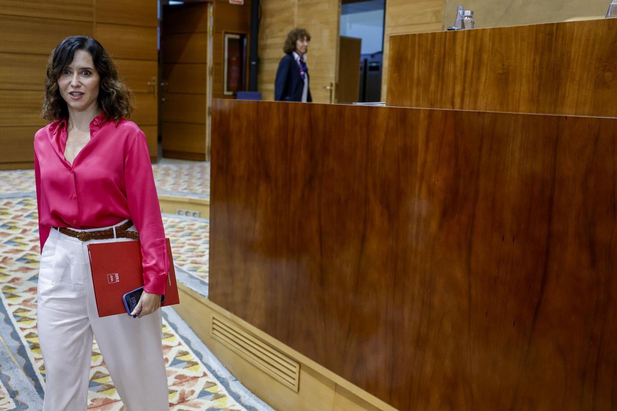 La presidenta de la Comunidad de Madrid, Isabel Díaz Ayuso.