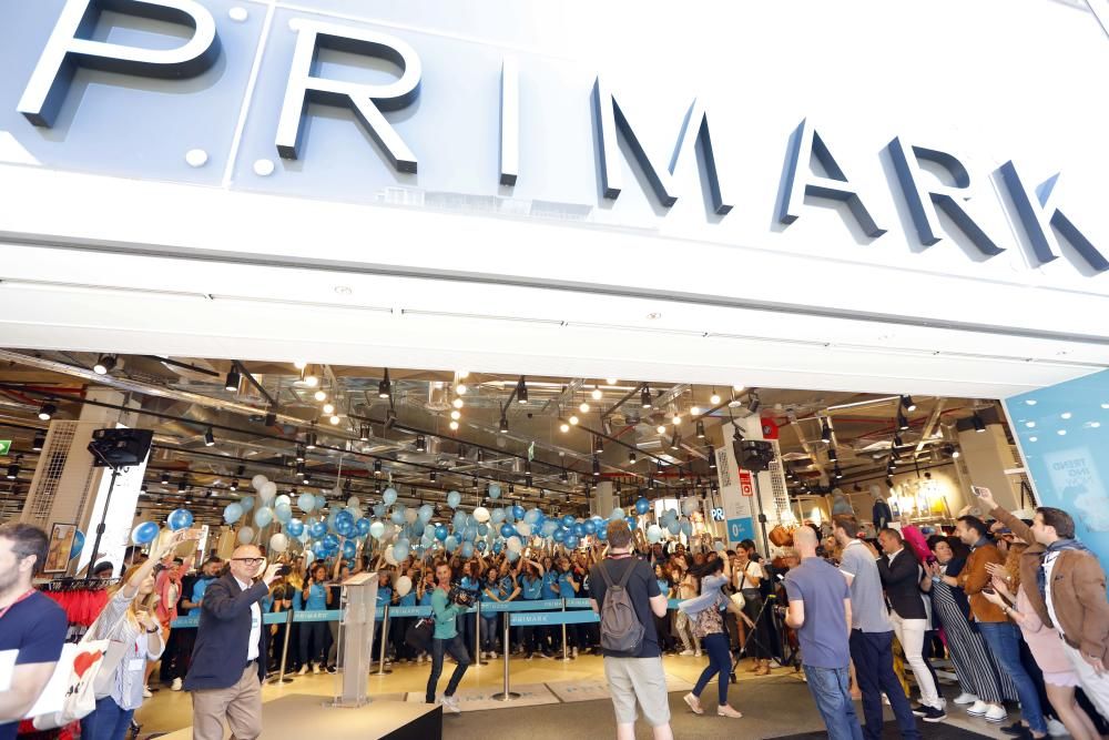 Inauguración de la tienda Primark en el centro de València