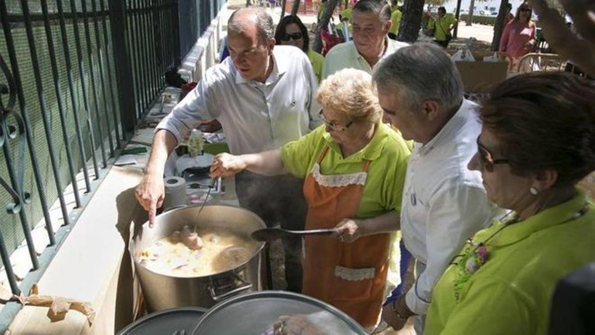 Edición pasada del concurso anual de cocido extremeño de FEXAMUR.