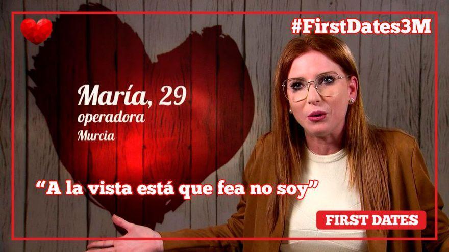 Una joven de Murcia busca en &#039;First Dates&#039; su hombre ideal: &quot;Como Santiago Abascal, muy facha&quot;