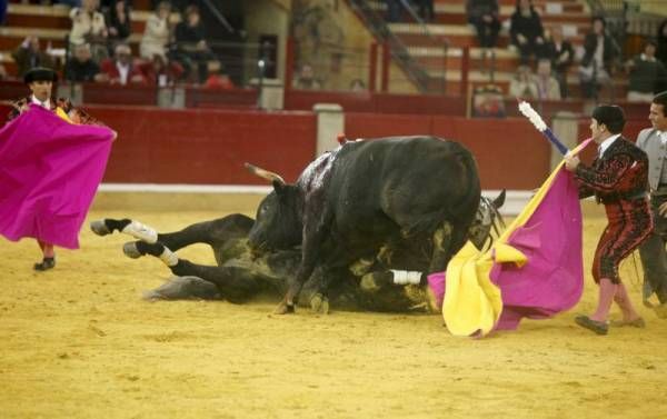 Vaquillas y rejones en la Feria San Jorge