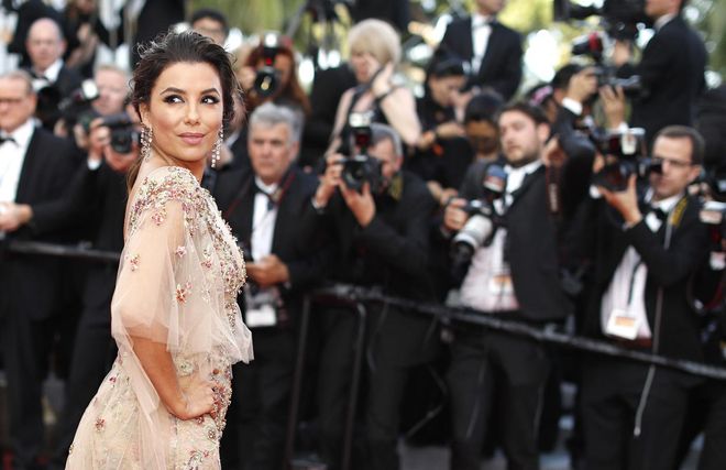 La actriz Eva Longoria en la presentación de "The Killing Of A Sacred Deer"