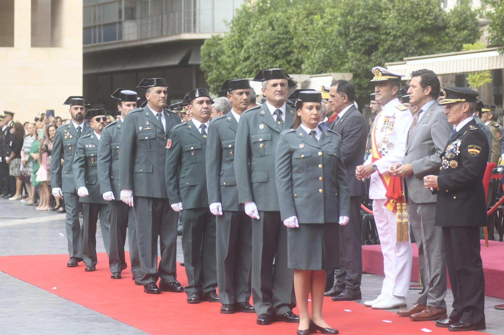 Acto institucional de la Guardia Civil en Murcia por el día de su Patrona