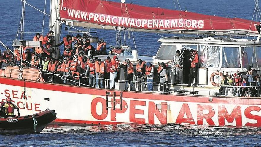 ‘Open Arms’ rescatará inmigrantes en el Estrecho y el Mar de Alborán