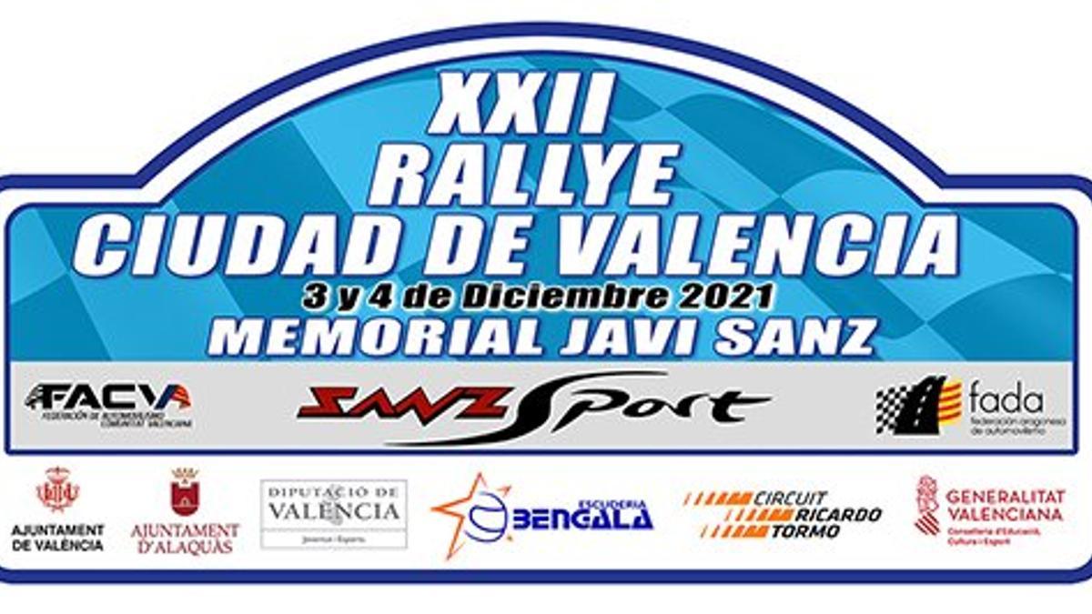 El Rally Ciudad de Valencia - Memorial Javi Sanz, que tendrá lugar los días 3 y 4 de diciembre