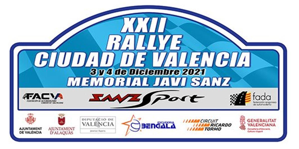 El Rally Ciudad de Valencia - Memorial Javi Sanz, que tendrá lugar los días 3 y 4 de diciembre