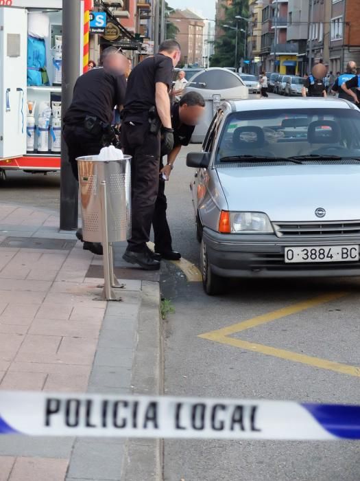 Tiroteo en Mieres tras un atraco a un supermercado